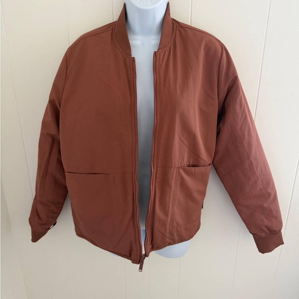 Coral Bomber Jacket (Reversible) Frank and Oak